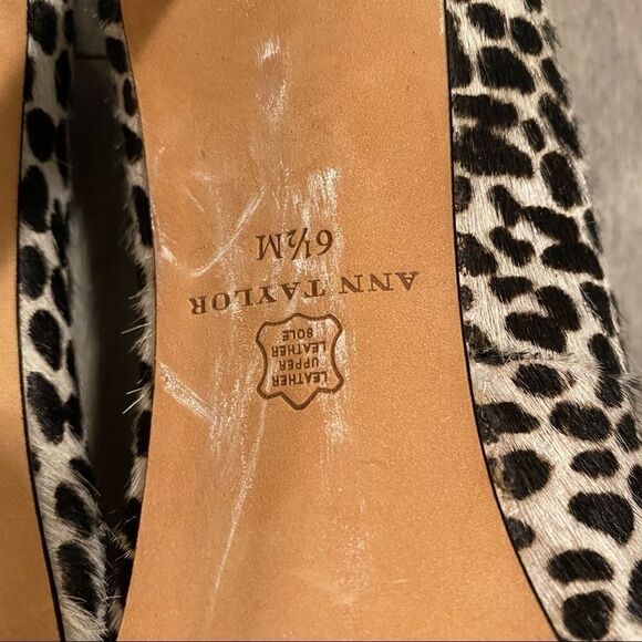 Animal print with faux hair, 4” heel, size… - Picture 9 of 10